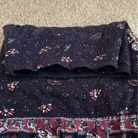 FREE PEOPLE Women’s Size 12 Dressy Shorts Lined, Purple, Pink Floral, Zip Up - Picture 14 of 16